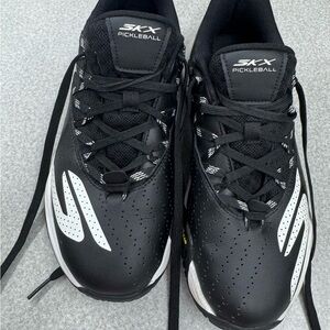 Women’s Skechers SKX Black and White Pickleball Shoes